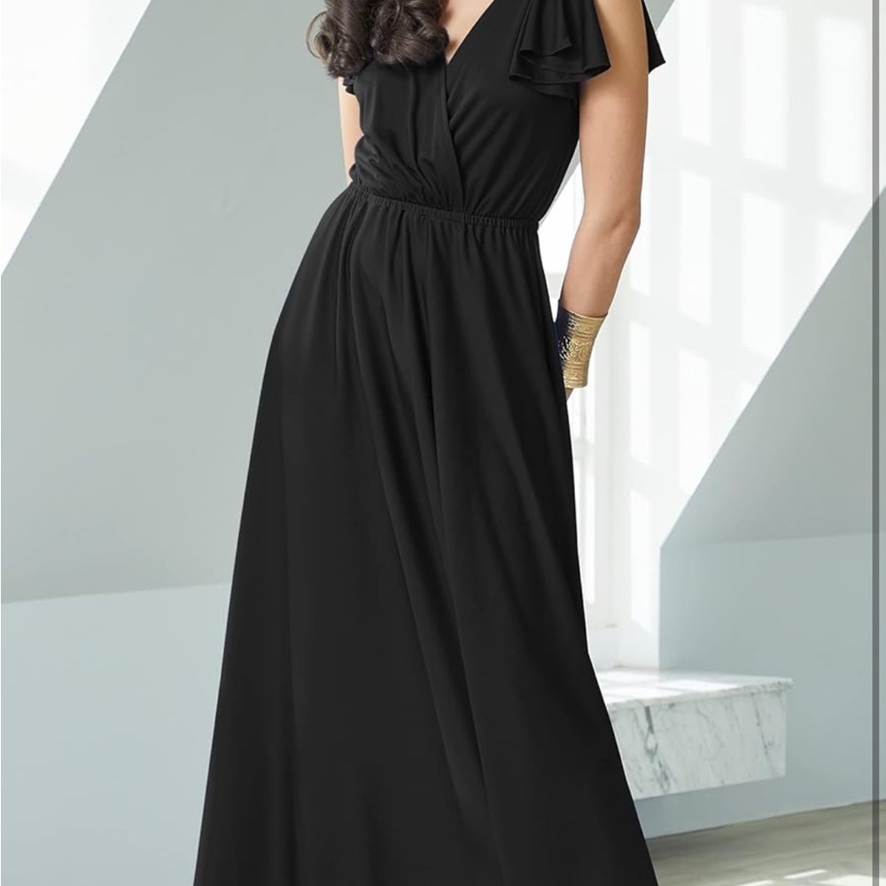 Elegant Black Evening Gown